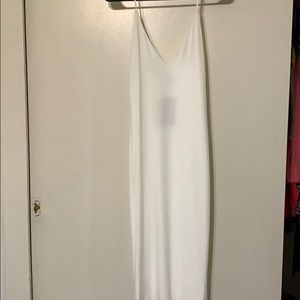 White body con dress